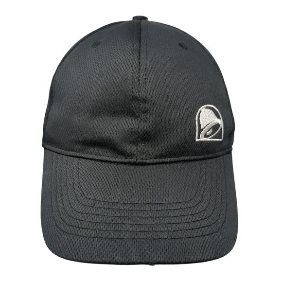 Taco Bell Snapback Cap Black One Size Adjustable Embroidered Lightweight 6 Panel - Picture 1 of 9